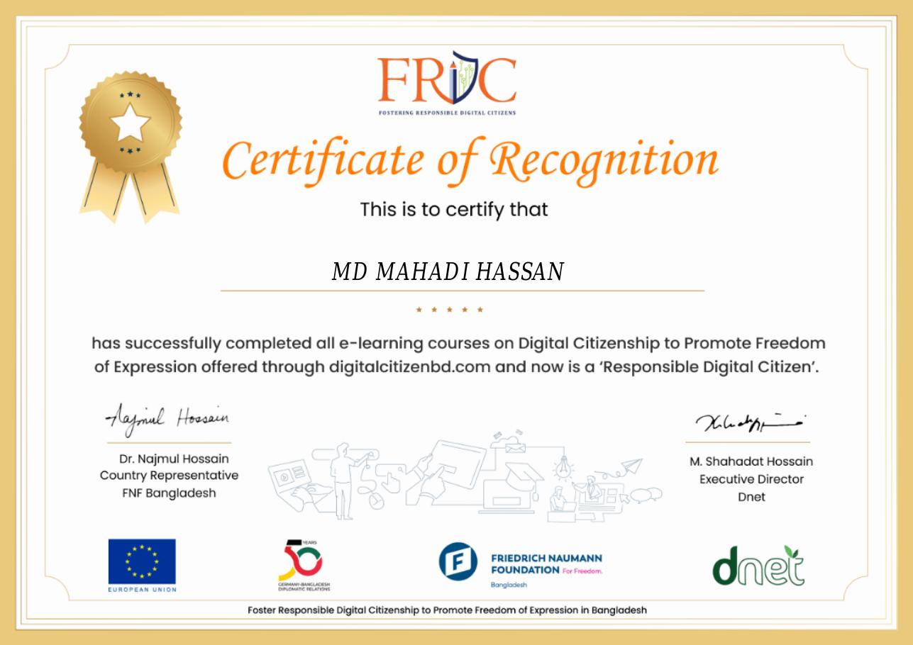 Responsible Digital Citizen